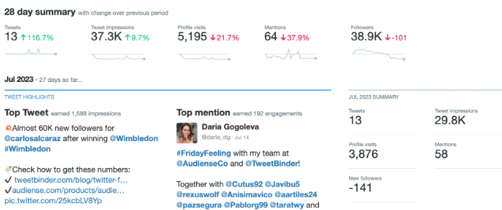 Twitter Profile Views