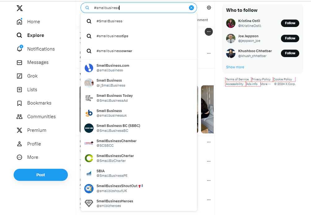 social media search engine - Twitter