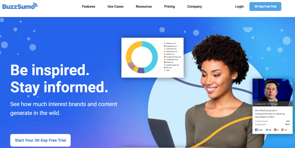 social search engine - Buzzsumo
