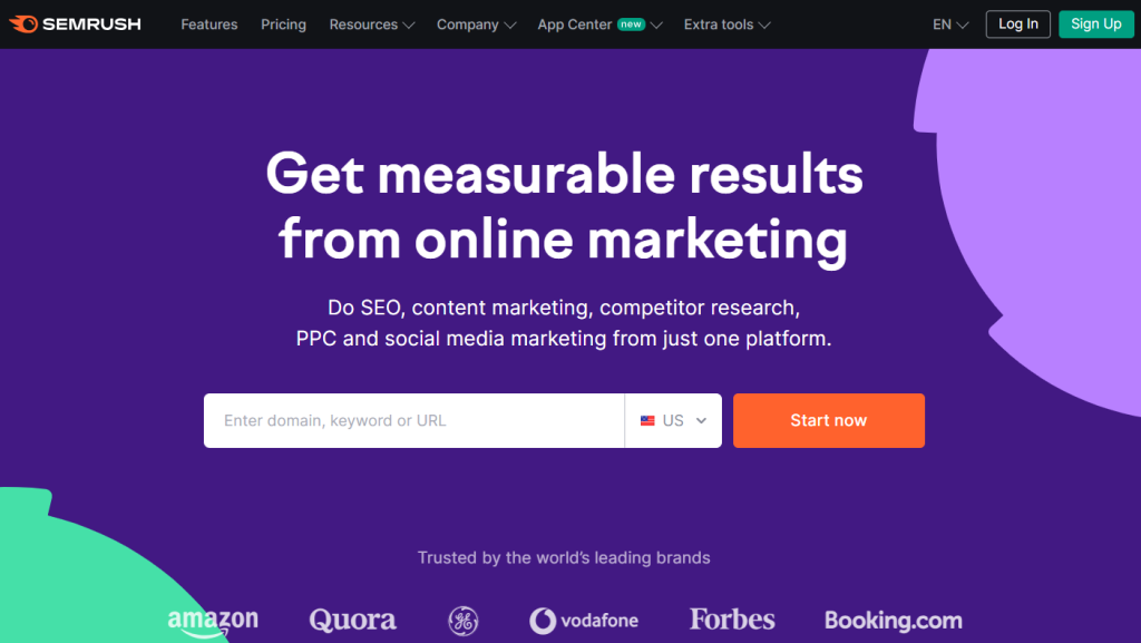 social search engine - Semrush
