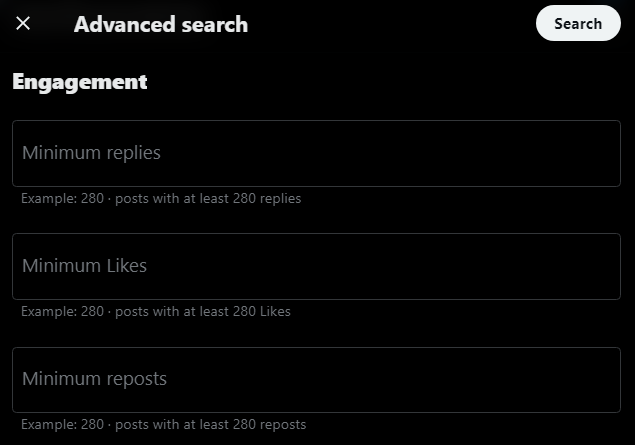 Twitter Advanced Search