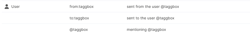 search with users
