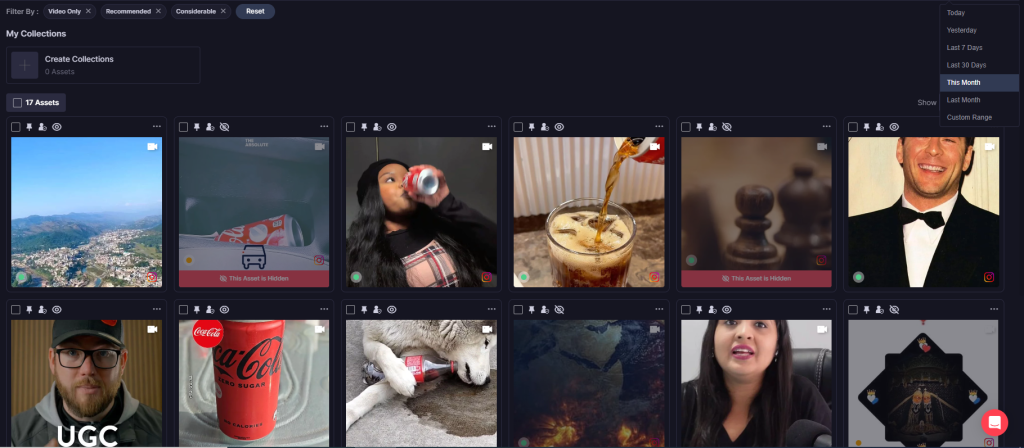 time sorting in social wall