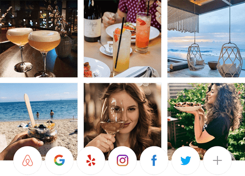 social wall in restaurants