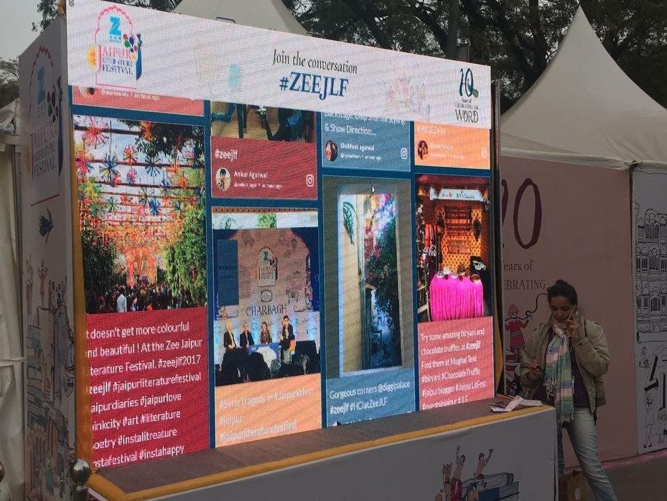 Event Hashtag wall