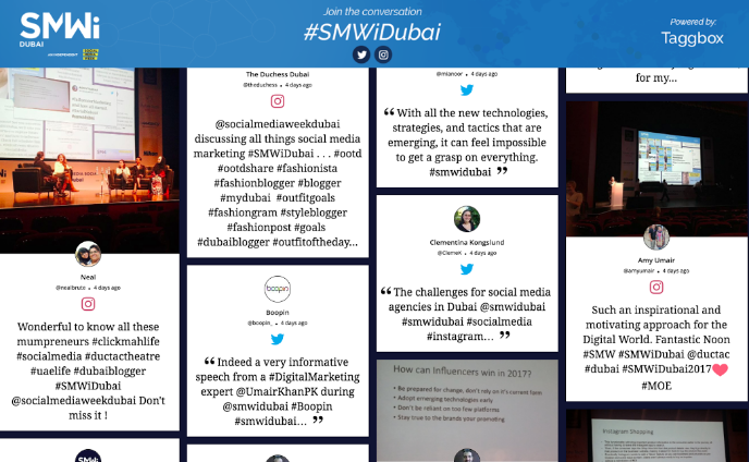 live twitter feed of conferences and events