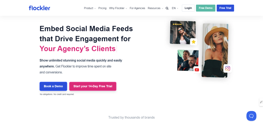 Flockler Instagram aggregator