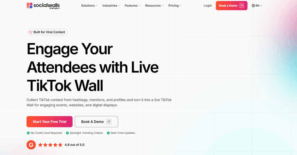 tiktok wall