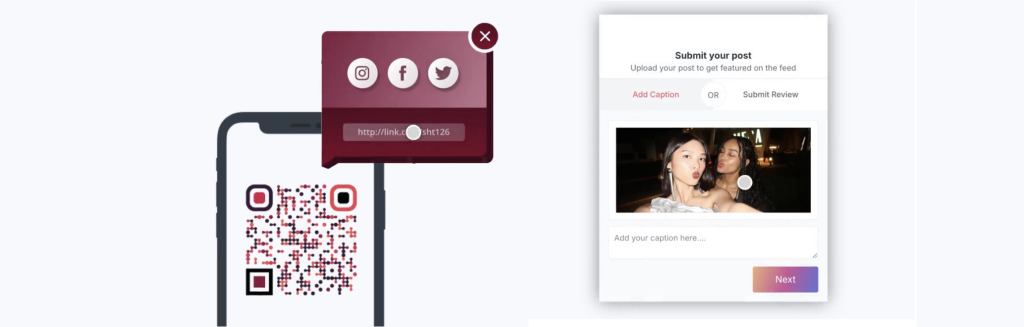 link to collect a content from attendees