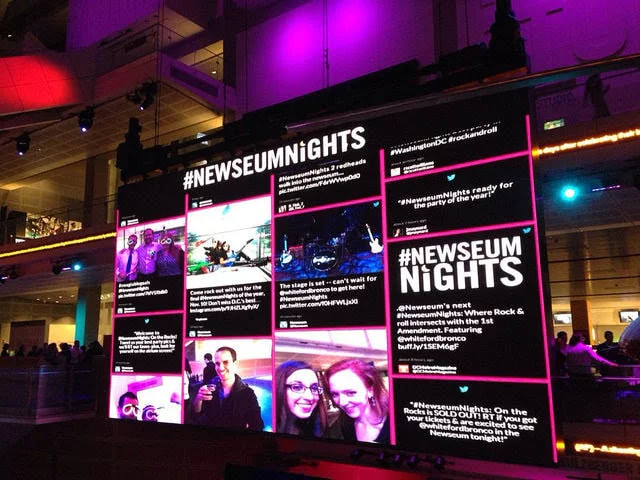Display Social Media Wall At Events