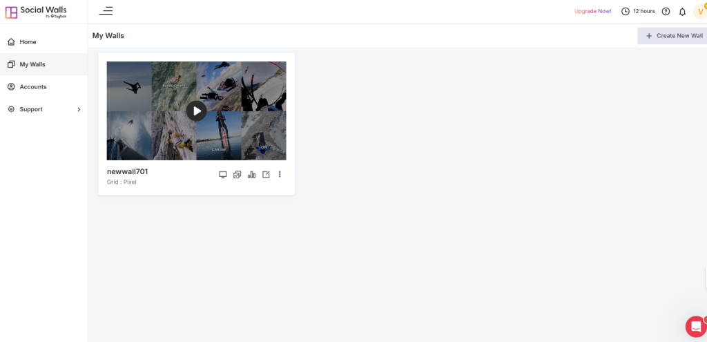 create a social wall