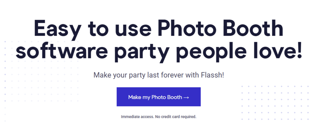 photo booth platform
