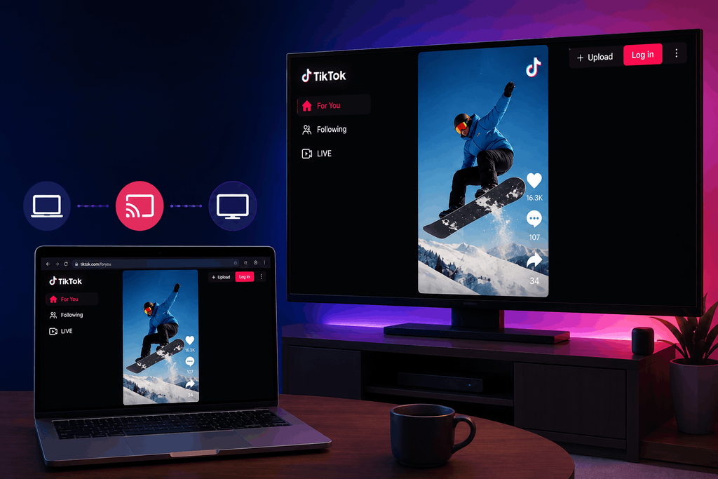 Mirror TikTok on TV
