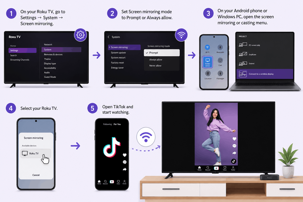 How to get TikTok on Roku TV
