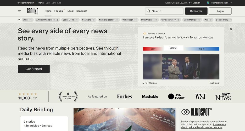 news aggregator app