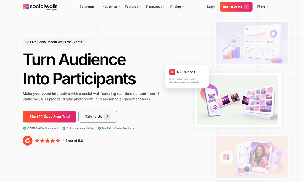 social walls by taggbox
