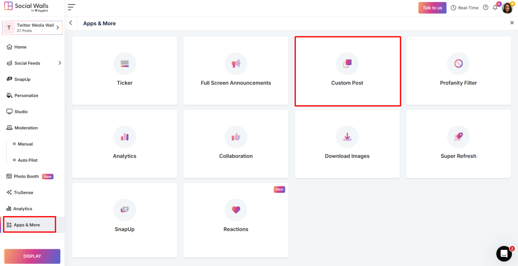 Custom Post Feature