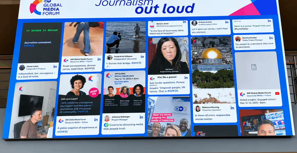 Conference social wall