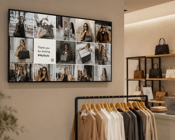 social media wall for digital signage