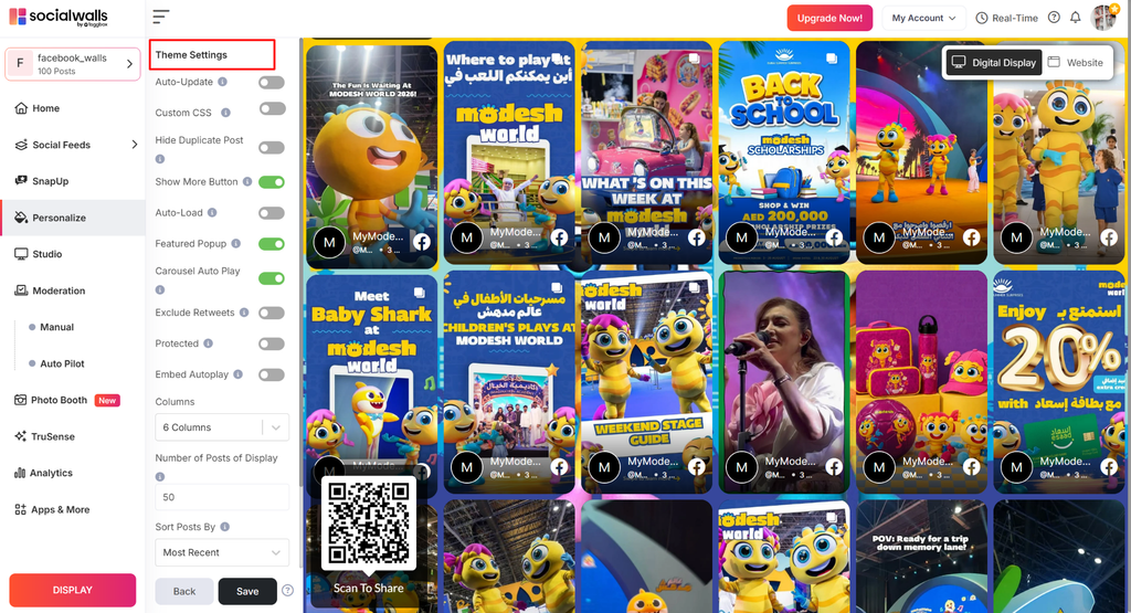 Customize the theme
